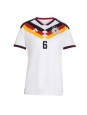 Deutschland Joshua Kimmich #6 Heimtrikot für Frauen WM 2026 Kurzarm Deutschland Joshua Kimmich #6 Heimtrikot für Frauen WM 2026 Kurzarm